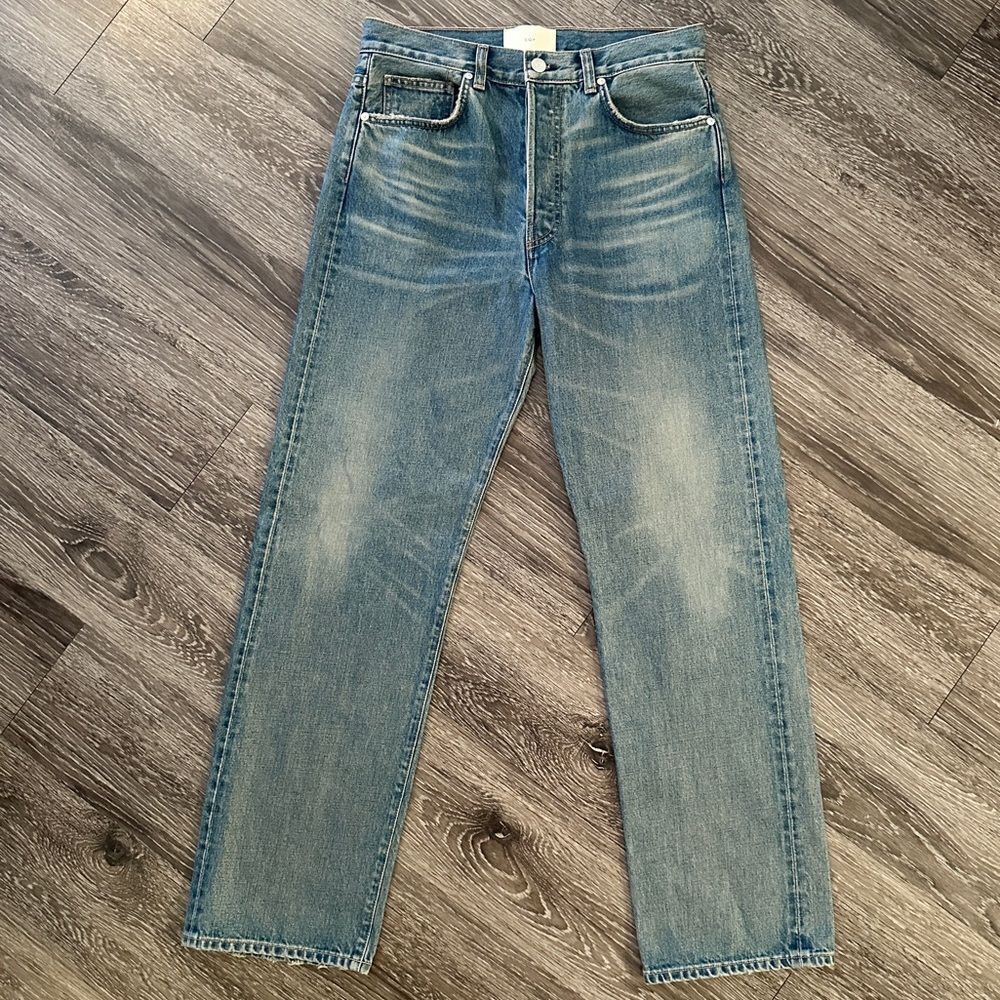 CQY straight let jeans